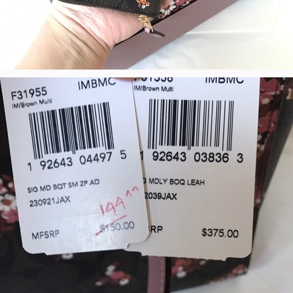 💦🌸coach satchel set🌸crossbody & wallet/brown - Picture 5 of 8